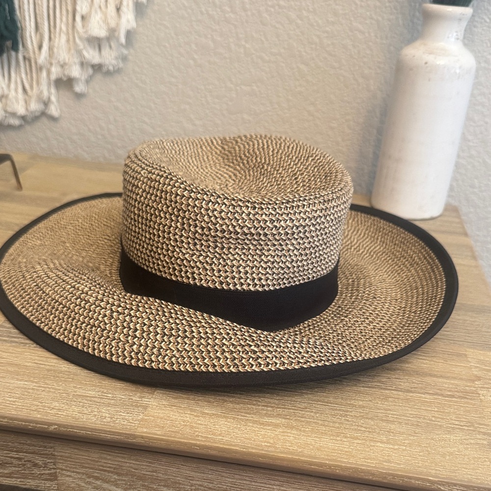 Scala Tan and Black Men's Fedora